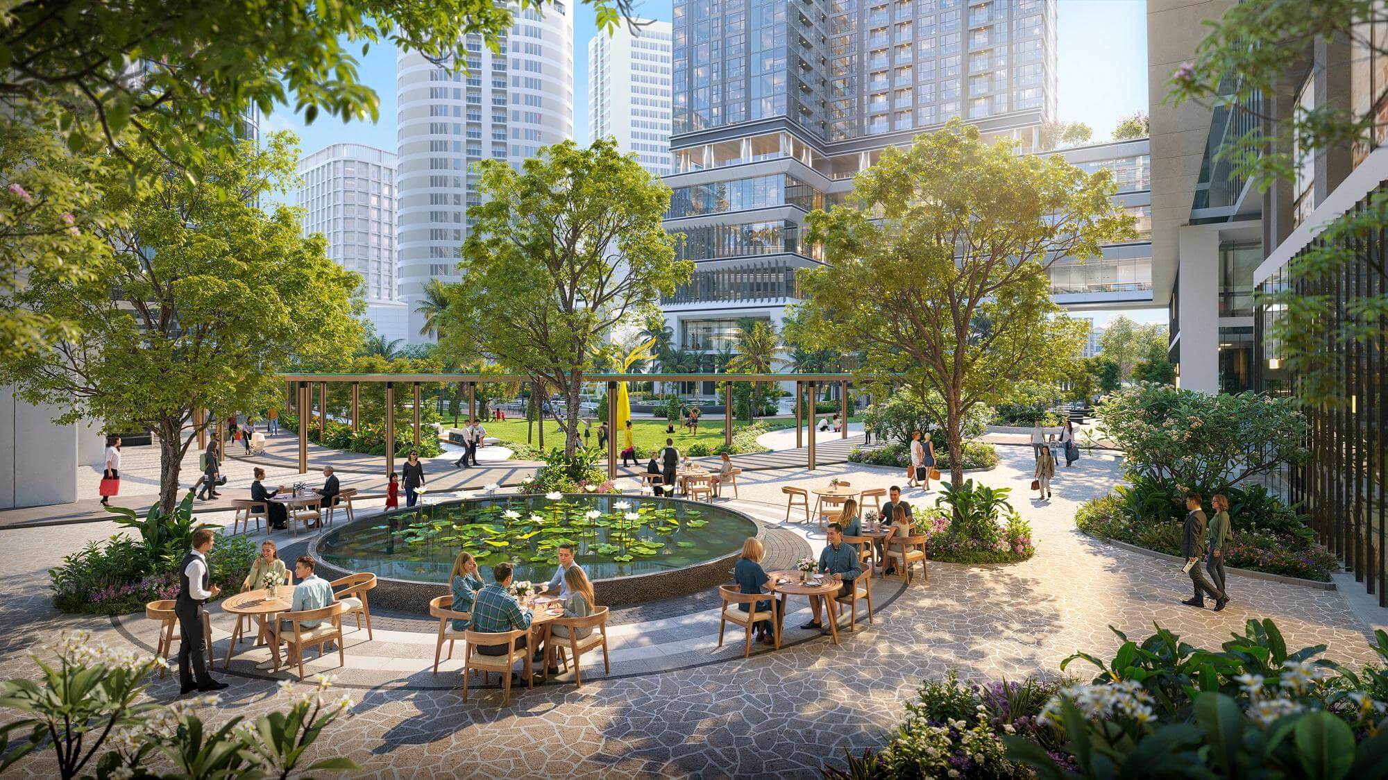 tiện ích dự án chung cư sun group mê linh