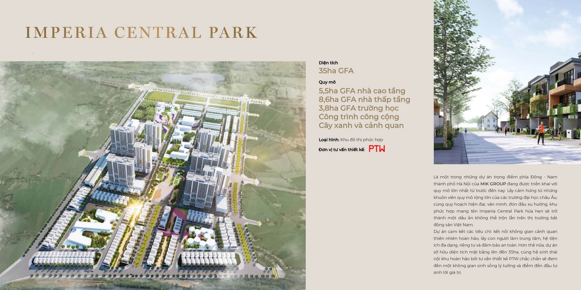 dự án imperia central park yên sở